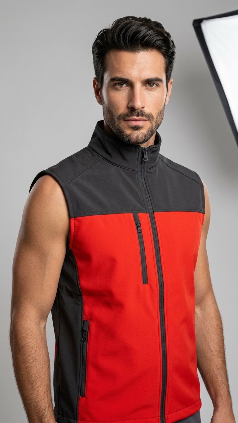 Çift Renk Rüzgâr & Su İtici Softshell İş Yeleği – Kurumsal Saha & Teknik Personel Yeleği